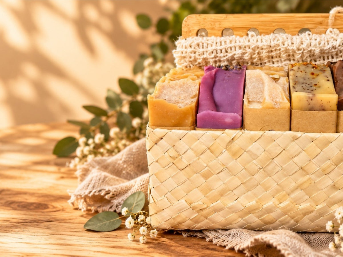 Amber Grain Deluxe Handmade Soap Gift Set