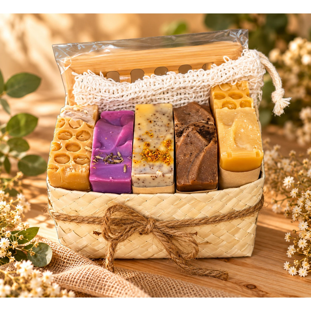 Amber Grain Deluxe Handmade Soap Gift Set