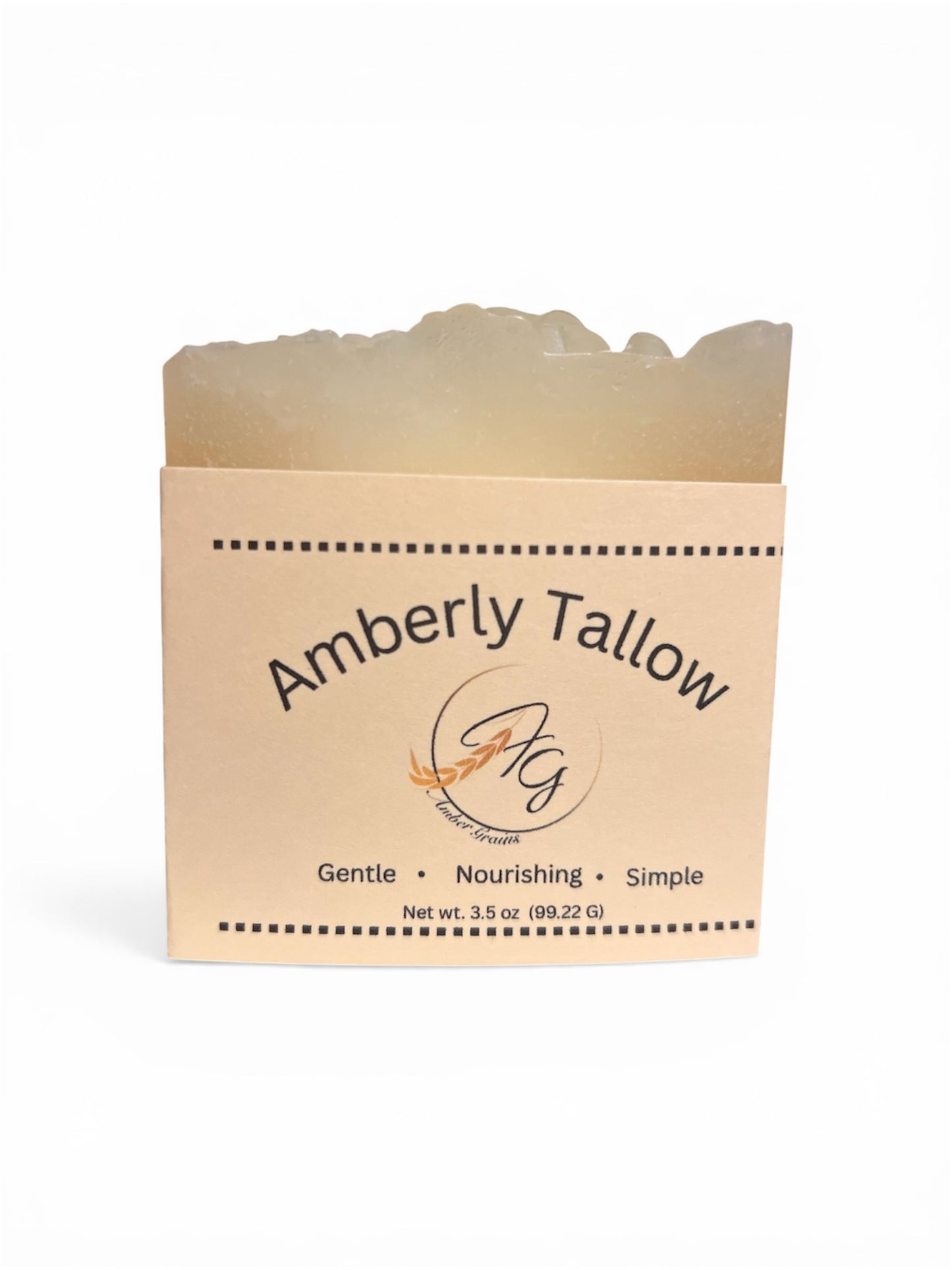 Amberly Tallow - Ultra-Gentle Handmade Soap for Sensitive & Baby Skin