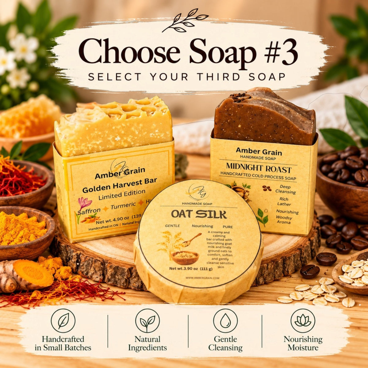 Pick Your Own Soap Trio